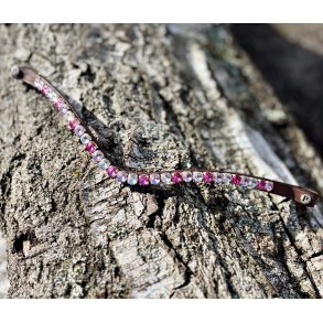 PRoof Wave pandeb�nd Rosegarden Krystaller - brun