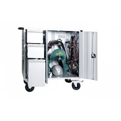 Alfako Midi Eco sadelskab med store lufthjul hjul